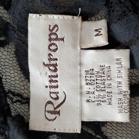 Lace Black Dress - Raindrops - Size M - Picture 7 of 9